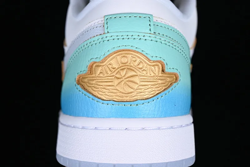 All categories Air Jordan Jordan series basketball shoes Air Jordan 1 Low G version pure original Air Jordan 1 Low AJ1 Joe 1 sea salt blue low-top cultural casual sneakers FN8899-131